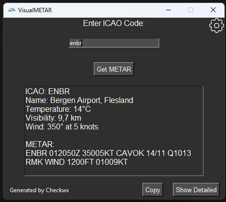 VisualMETAR Screenshot 3